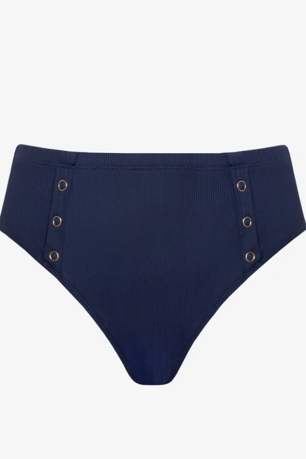 amy_high_waist_bikini_bot_1.webp Robin Piccone Bikini Bottoms-Amy High Waist Bikini Bottom Navy