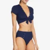 amy_high_waist_bikini_bot_3.webp Robin Piccone Bikini Bottoms-Amy High Waist Bikini Bottom Navy