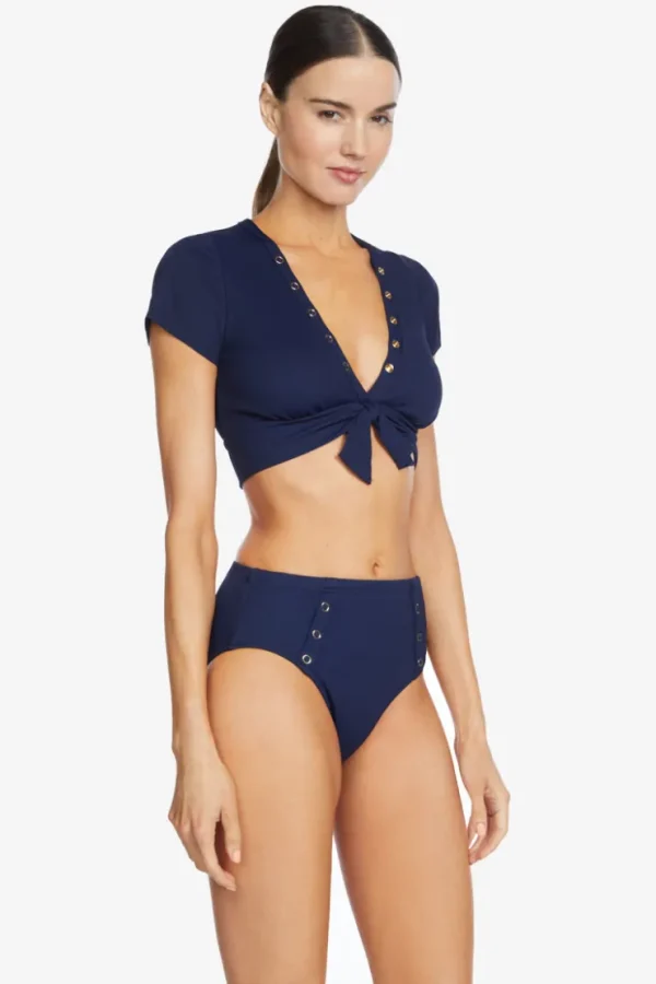 amy_high_waist_bikini_bot_3.webp Robin Piccone Bikini Bottoms-Amy High Waist Bikini Bottom Navy