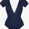 amy_raglan_one_piece_1.webp Robin Piccone One Pieces-Amy Raglan One Piece Navy