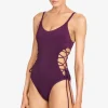 aubrey_lace_up_one_piece_0-1.webp Robin Piccone One Pieces-Aubrey Lace Up One Piece