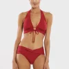 Robin Piccone Bikini Bottoms-Aubrey Twist Bikini Bottom