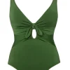 Robin Piccone One Pieces-Ava Knot One Piece Sage