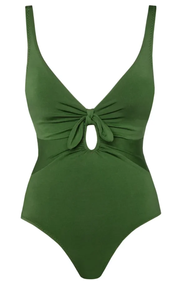Robin Piccone One Pieces-Ava Knot One Piece Sage