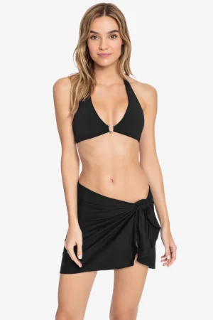 Robin Piccone Cover Ups-Ava Modal Pareo Black