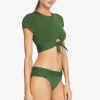 Robin Piccone Bikini Tops-Ava Rp Bikini Tee Sage