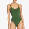 Robin Piccone One Pieces-Ava Scoop Neck Mio One Piece Sage