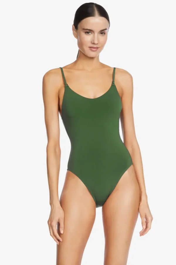 Robin Piccone One Pieces-Ava Scoop Neck Mio One Piece Sage