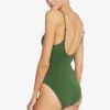 Robin Piccone One Pieces-Ava Scoop Neck Mio One Piece Sage