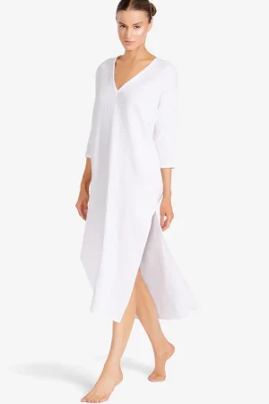 Robin Piccone Cover Ups-Emily V-Neck Tunic Dress