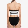 Robin Piccone Bikini Tops-Emma Bandeau Top Black