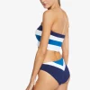 Robin Piccone Bikini Tops-Emma Bandeau Top Safire Combo