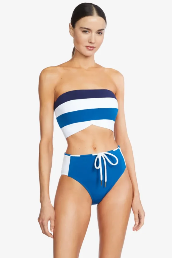 Robin Piccone Bikini Bottoms-Emma High Waist Bottom Safire Combo