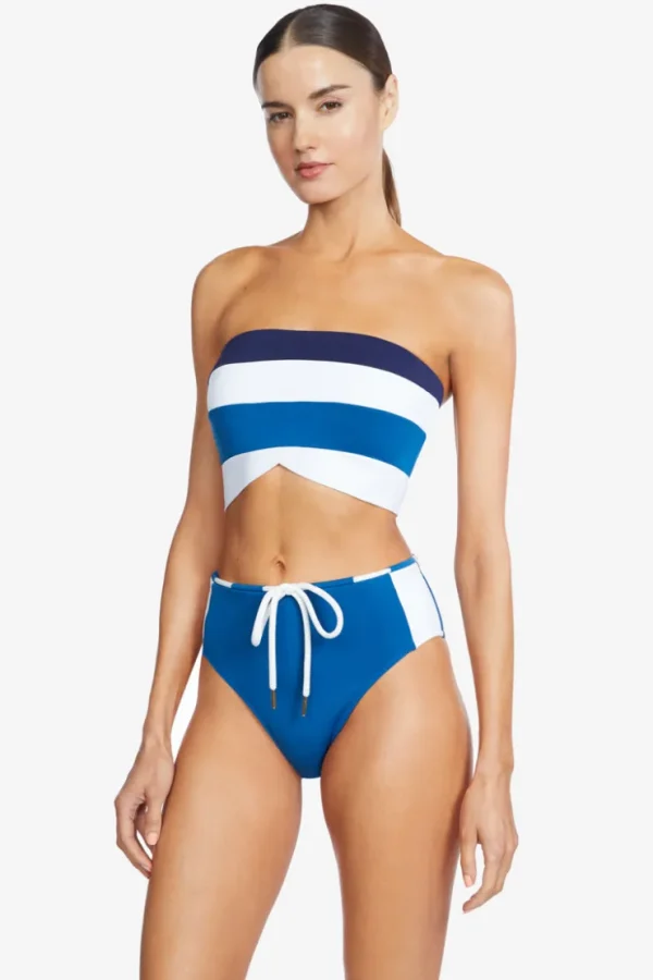 Robin Piccone Bikini Bottoms-Emma High Waist Bottom Safire Combo
