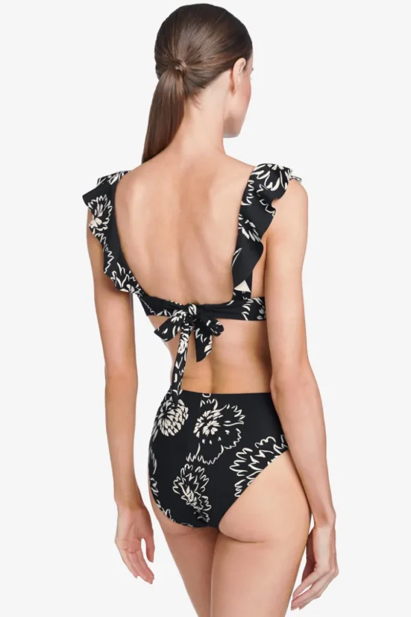Robin Piccone Bikini Tops-Gracie Triangle Top Black