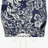 Robin Piccone Bikini Tops-Indah Tank Top Navy/Ecru