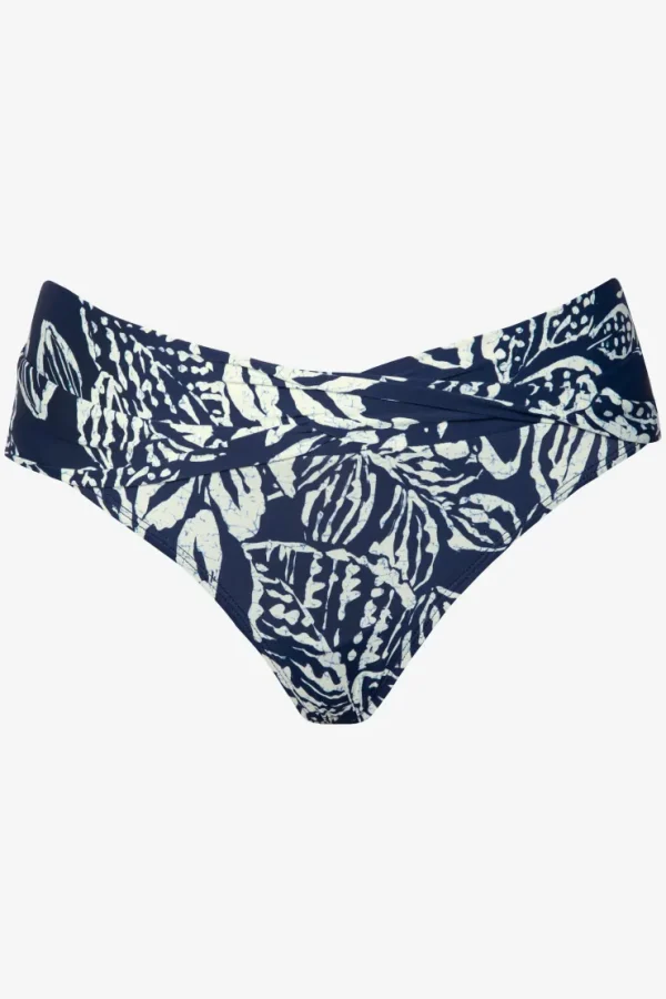 indah_twist_bottom_1.webp Robin Piccone Bikini Bottoms-Indah Twist Bottom Navy/Ecru