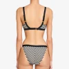 Robin Piccone Bikini Tops-Jules Triangle Top Ecru Multi