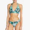 Robin Piccone Bikini Tops-Mai Halter Top Aqua