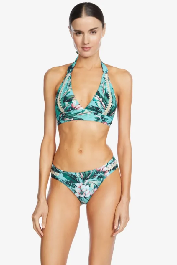 Robin Piccone Bikini Bottoms-Mai Tab Side Bikini Bottom Aqua