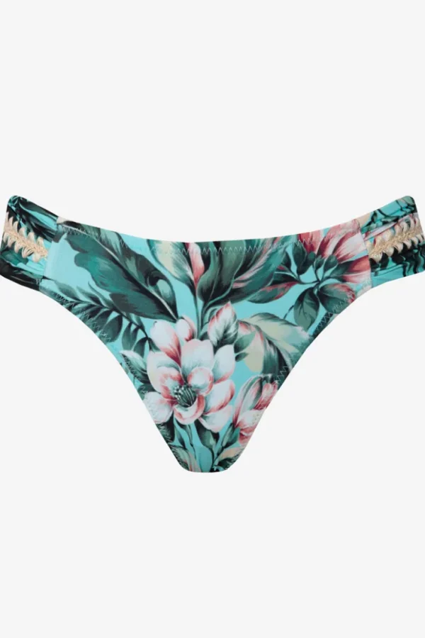 Robin Piccone Bikini Bottoms-Mai Tab Side Bikini Bottom Aqua