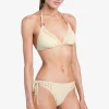Robin Piccone Bikini Tops-Marlow Bikini Top Ecru