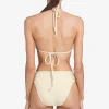 Robin Piccone Bikini Tops-Marlow Bikini Top Ecru