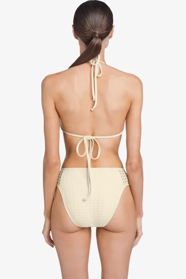Robin Piccone Bikini Tops-Marlow Bikini Top Ecru