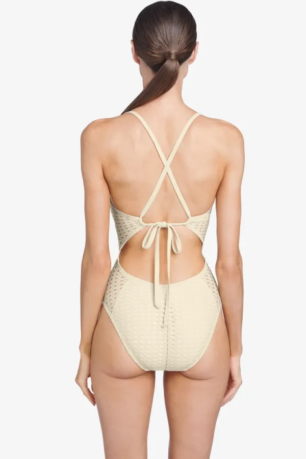 marlow_keyhole_one_piece_1.webp Robin Piccone One Pieces-Marlow Keyhole One Piece Ecru