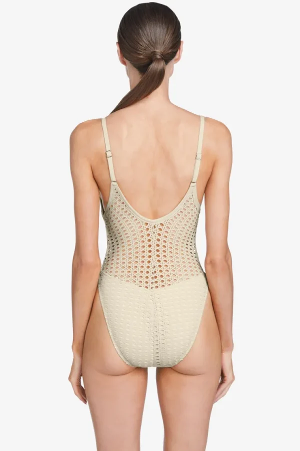 Robin Piccone One Pieces-Marlow One Piece Ecru