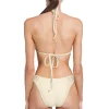 Robin Piccone Bikini Bottoms-Marlow Side Tie Bottom Ecru