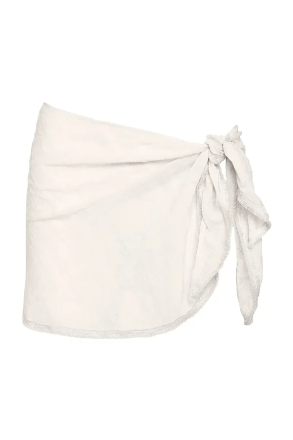 michelle_fringe_side_tie__2-1.webp Robin Piccone Cover Ups-Michelle Fringe Side Tie Pareo Ecru
