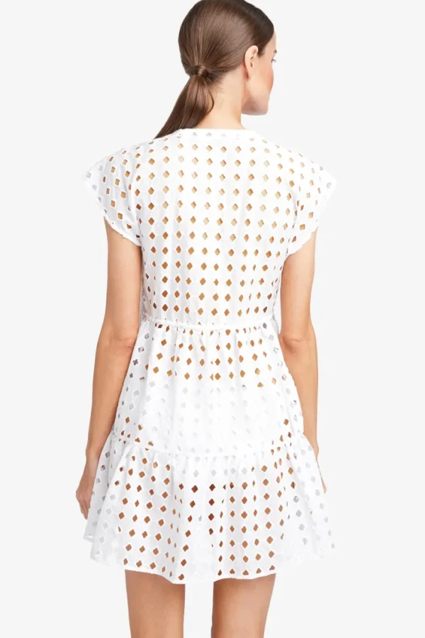 sarah_eyelet_dress_3-1.webp Robin Piccone Cover Ups-Sarah Eyelet Dress White