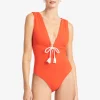 Robin Piccone One Pieces-Soliel Capsleeve One Piece Marmalade
