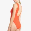 Robin Piccone One Pieces-Soliel Capsleeve One Piece Marmalade