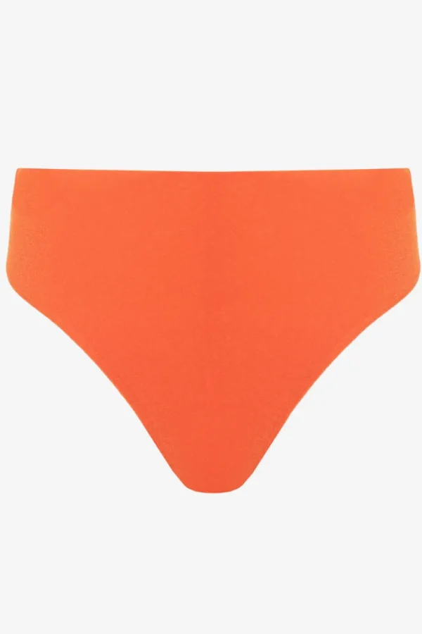 Robin Piccone Bikini Bottoms-Soliel High Waist Bikini Bottom Marmalade
