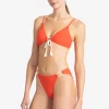 Robin Piccone Bikini Tops-Soliel Tiefront Bikini Top Marmalade